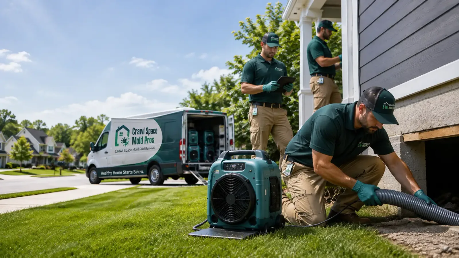 Crawl Space Mold Removal in Cairo, OH